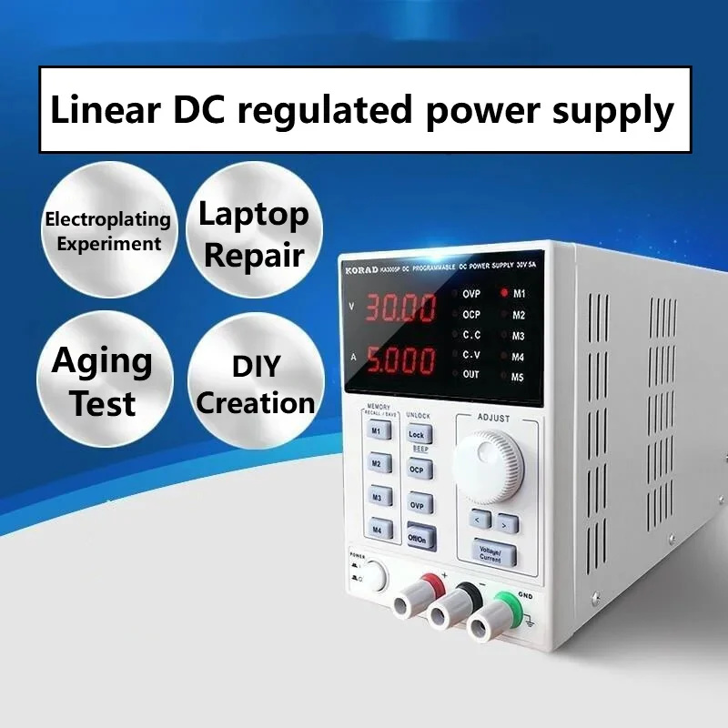 Programmable Dc Power Supply 60V 5A - مصدر طاقة تيار مستمر خطي منظم