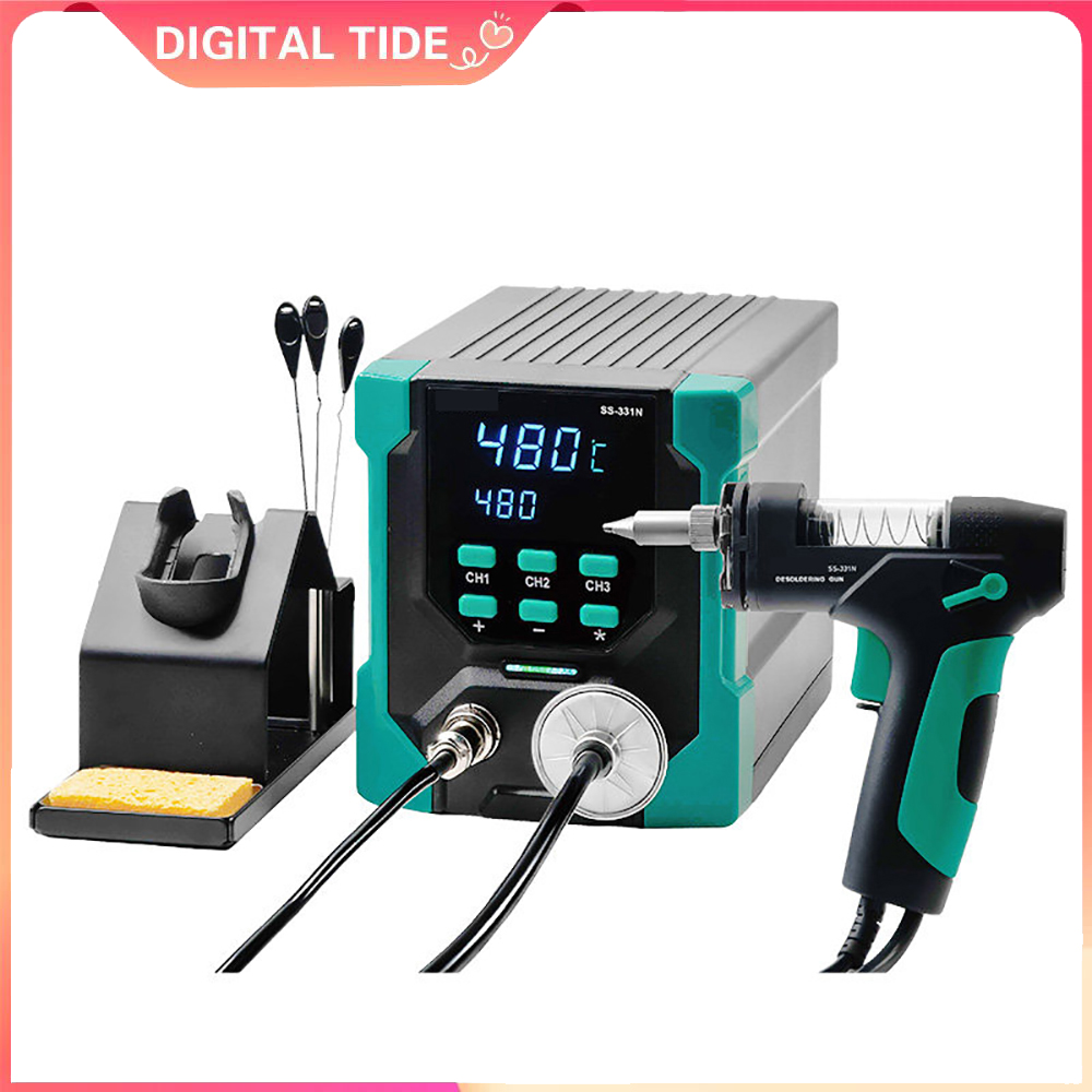Desoldering Gun Vacuum Electric - مضخة إزالة اللحام الرقمية الكهربائية SS-331NH