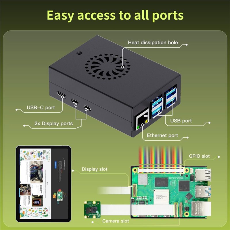 AS95-مجموعة أدوات إيراسبتك الأ - مراجعة Raspberry Pi 5 8Gb Kit وسعره