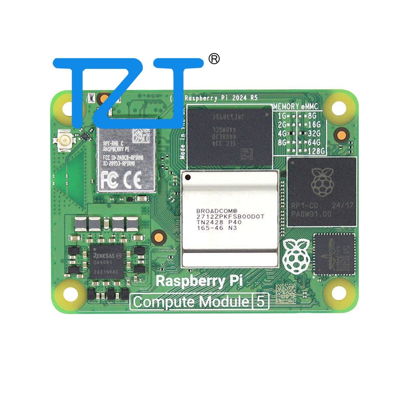 وحدة الحوسبة TZT 5 مع بلوتوث 5 - مراجعة Raspberry Pi 5 8Gb Kit وسعره