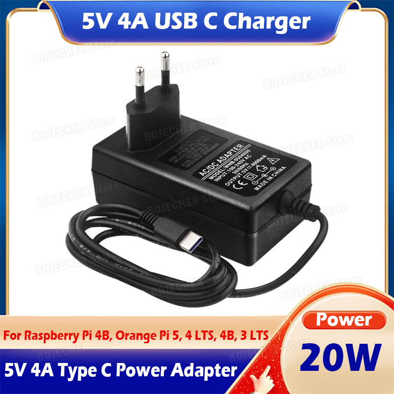 شاحن USB C بقوة 5 فولت و4 أمبي - مراجعة Banana Pi Bpi-M5 وسعره