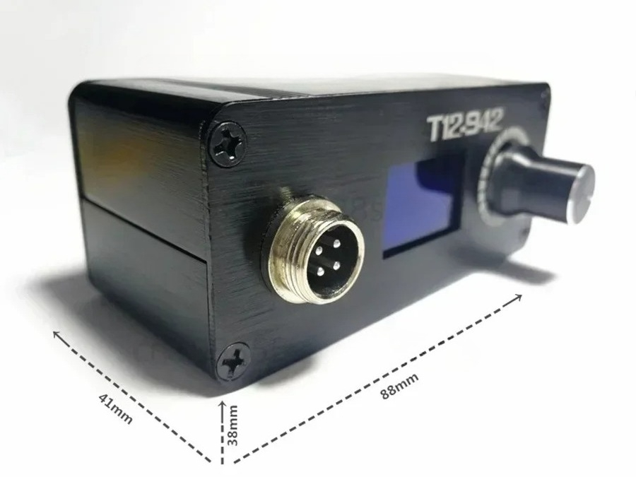 محطة لحام رقمية MINI T12 STC O - مراجعة Soldering Station T12 Oled وسعره