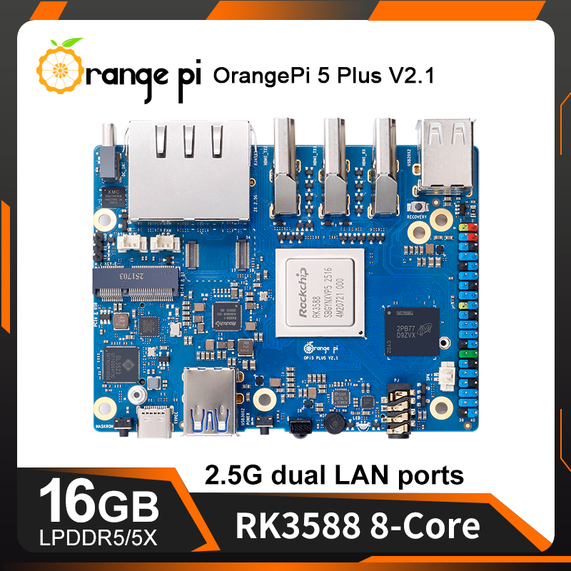 【عرض ساخن】لوحة تطوير Orange Pi - مراجعة Orange Pi 5 Plus 16Gb وسعره