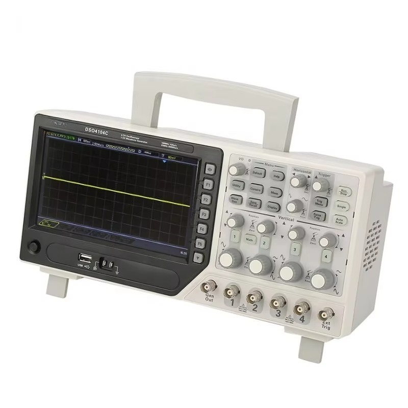 جهاز راسم ذبذبات رقمي هانتك DS - مراجعة Digital Storage Oscilloscope 100Mhz 4Ch وسعره