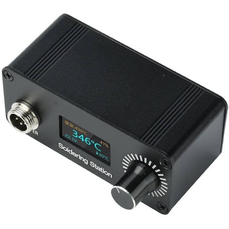 محطة لحام رقمية محمولة ABYN-Pr - مراجعة Soldering Station T12 Oled وسعره